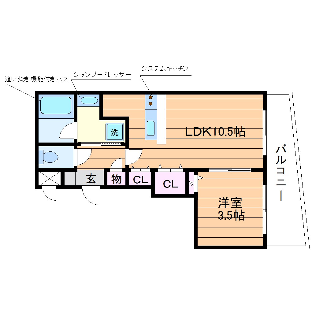 協同レジデンス千里丘の物件間取画像