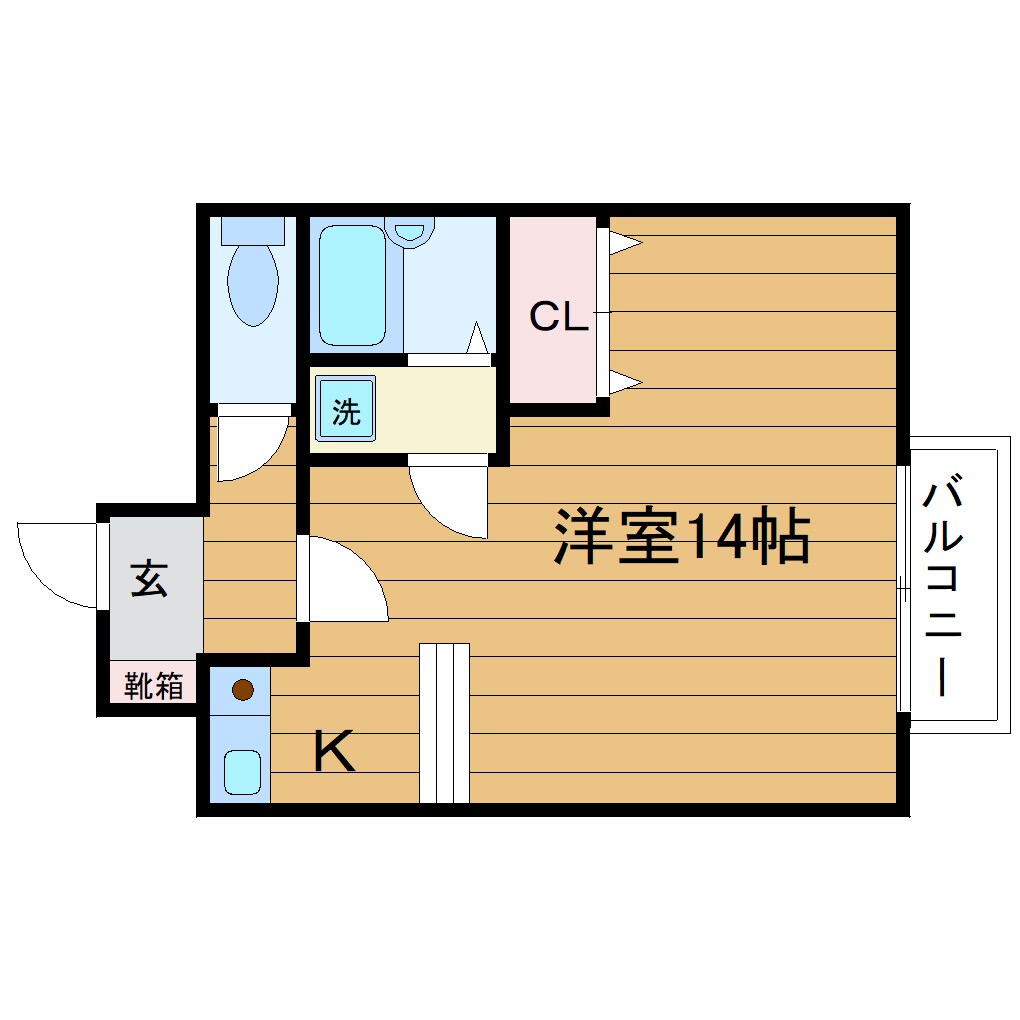 エクセレント上新13の物件間取画像