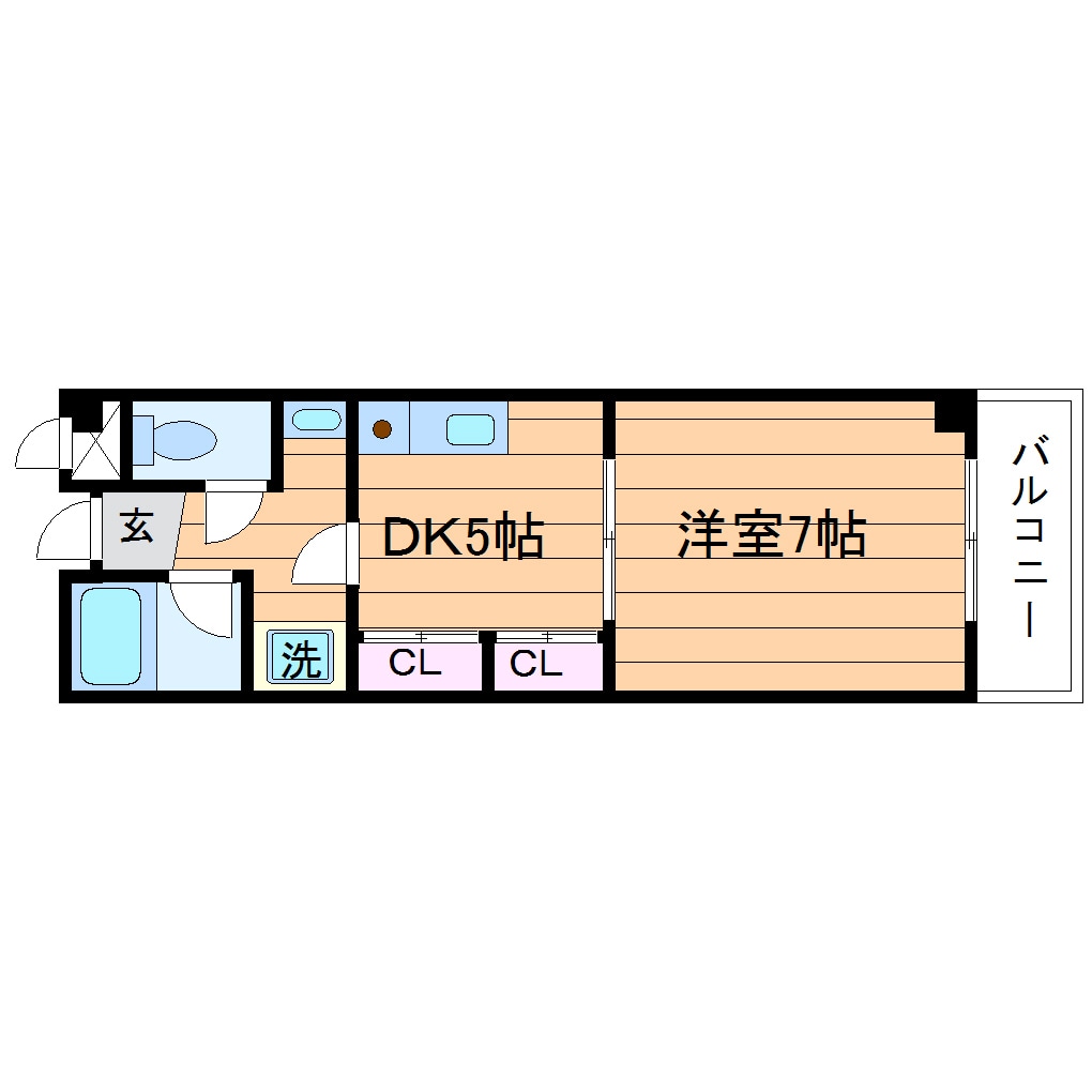 イーストフィールドの物件間取画像