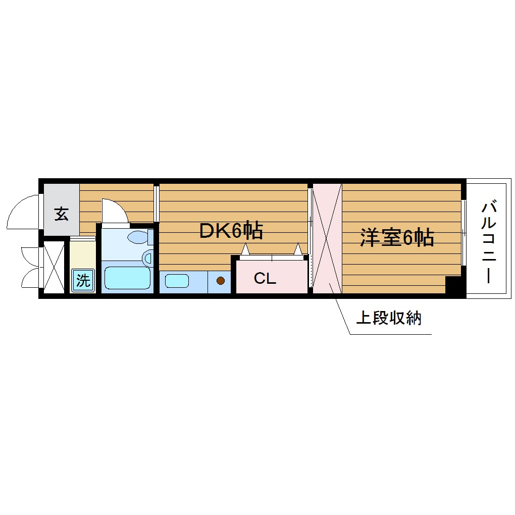 旭シックスの物件間取画像