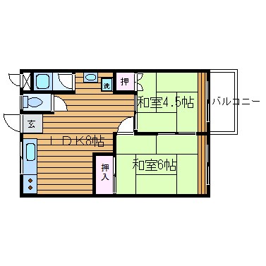 トップヒルコートの物件間取画像