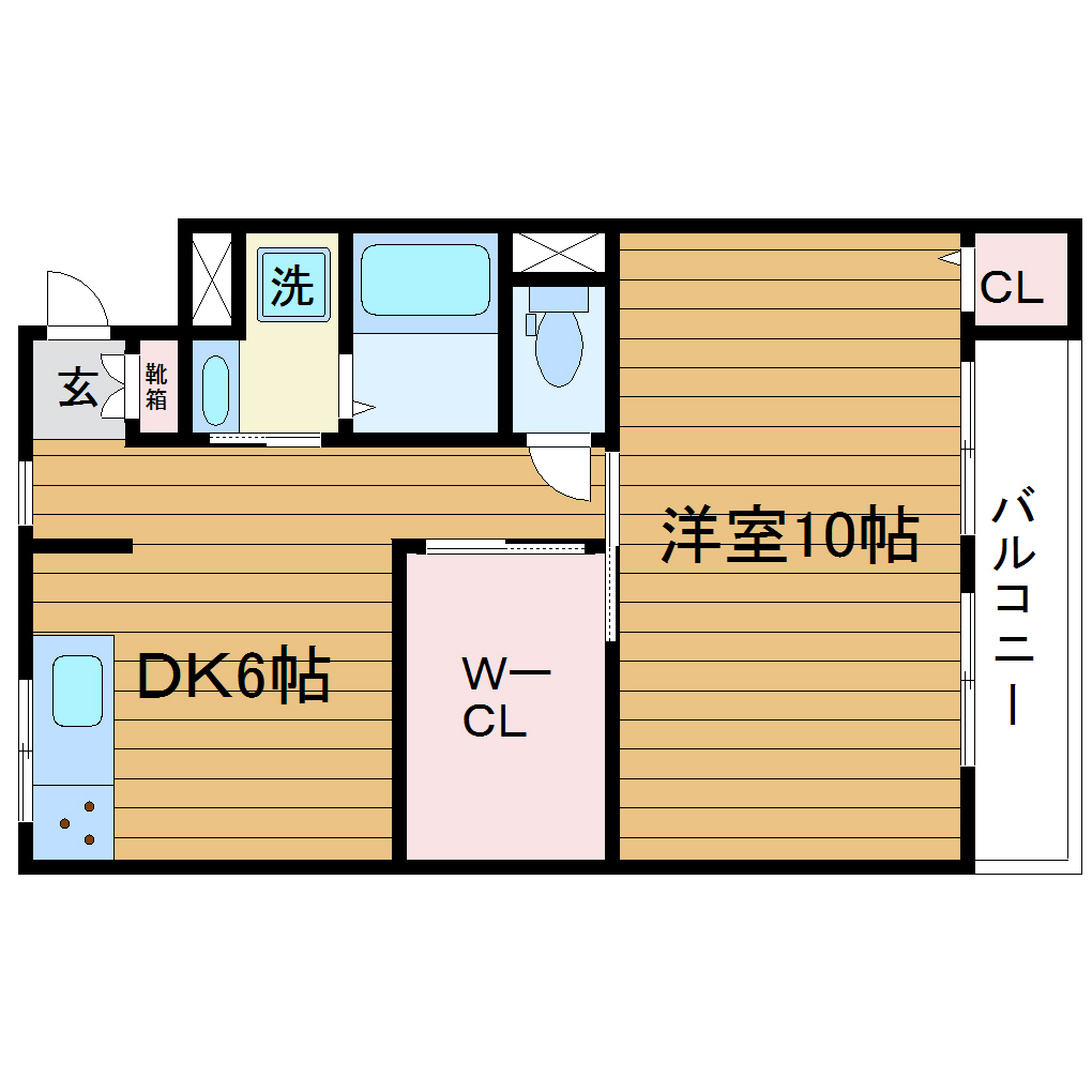 ナンノ第8号館の物件間取画像