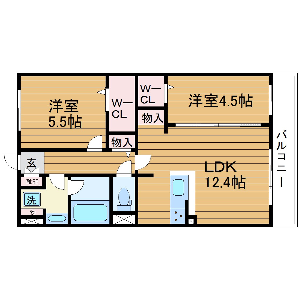 BELLE JOIEの物件間取画像