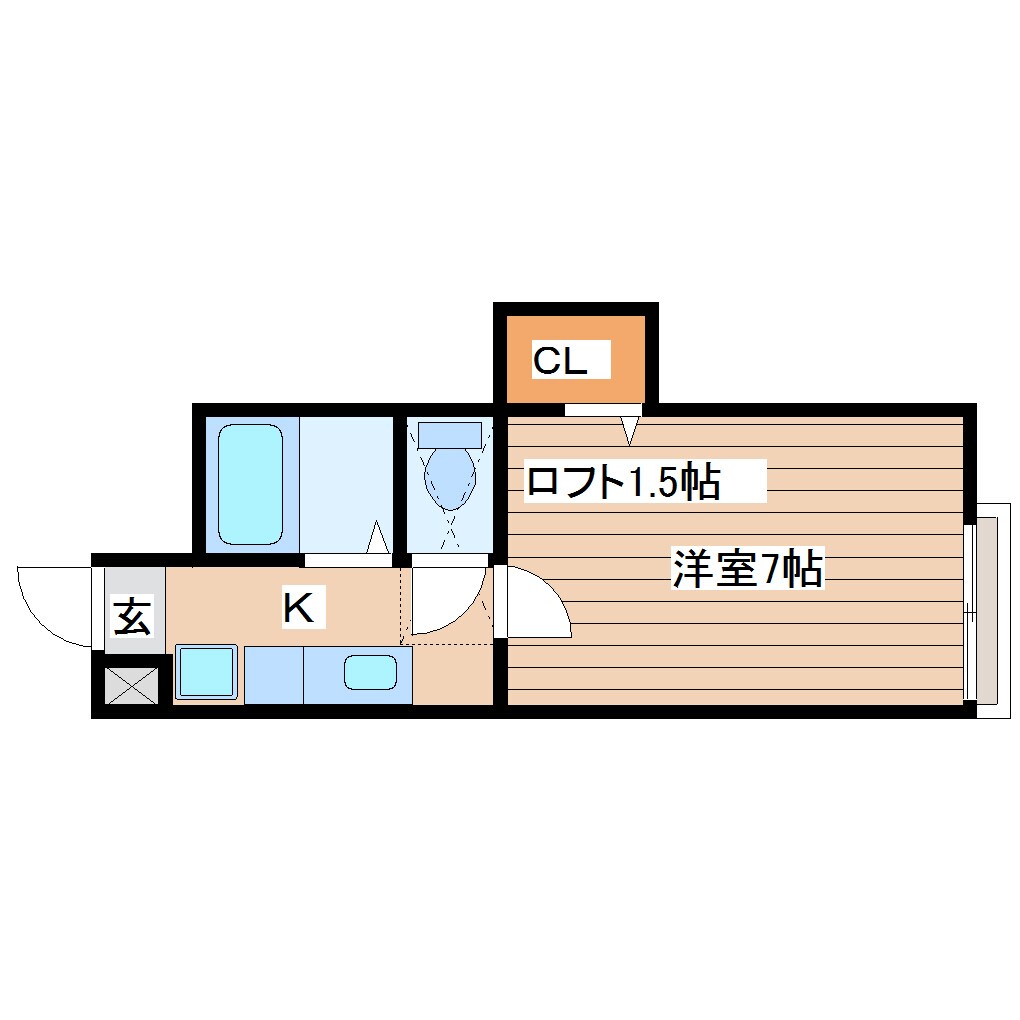 サンライト青山の物件間取画像