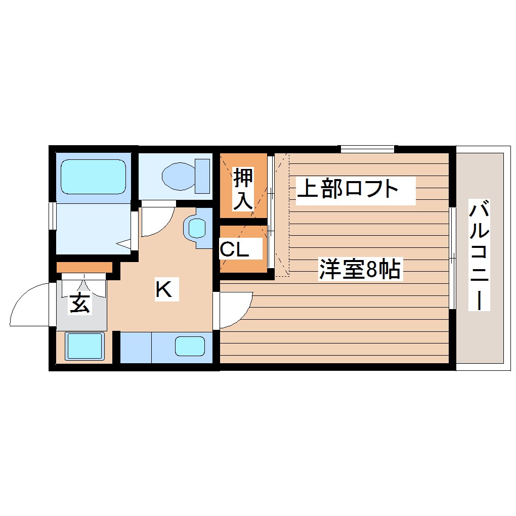 サンハイツの物件間取画像