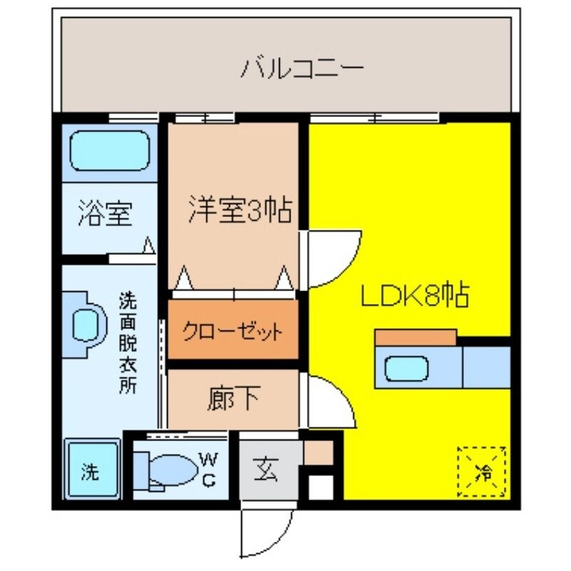 物件間取画像