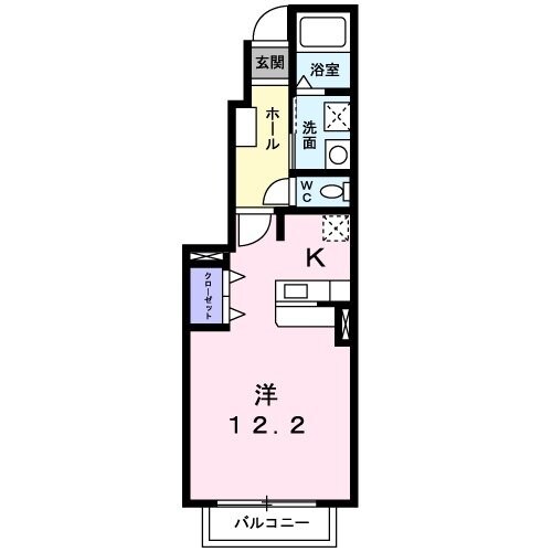 フルーブ・レゾネートBの物件間取画像