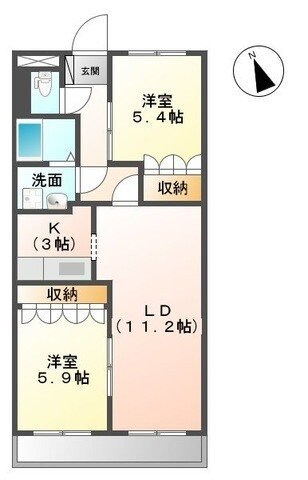 パストラルの物件間取画像