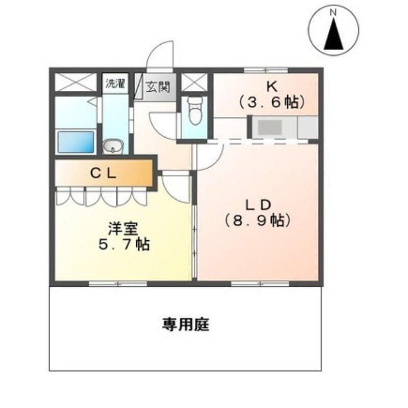 メゾンド・ショコラの物件間取画像