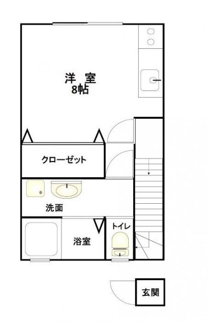 サンマリノ龍ケ原 Aの物件間取画像