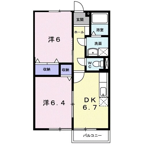 ラメールの物件間取画像