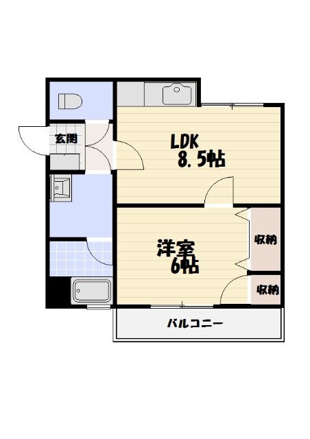 鎌田ビルの物件間取画像