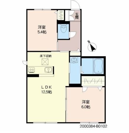 アトレ和泉ⅡBの物件間取画像