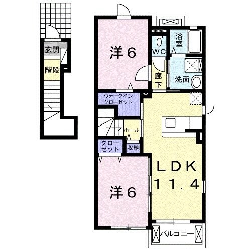 レジデンス・ネオⅢの物件間取画像
