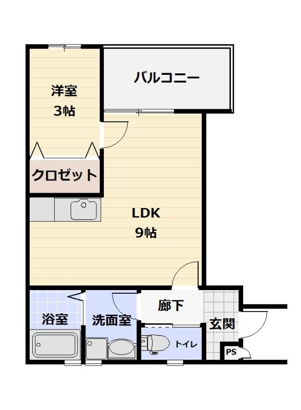 物件間取画像