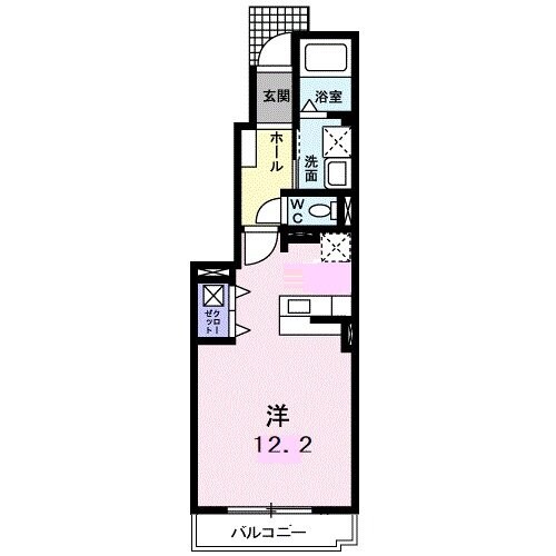 ジェネシスⅢの物件間取画像