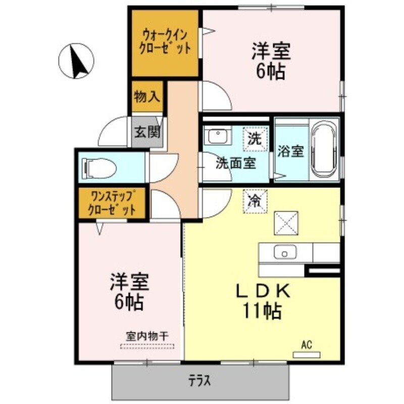 レスペート　A棟の物件間取画像