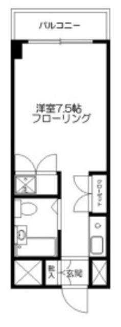 キャッスルマンション笹塚の物件間取画像