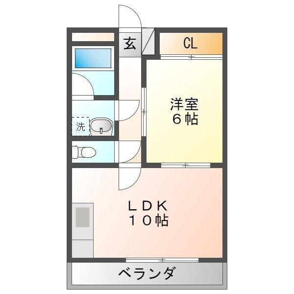 豊川ハイムの物件間取画像