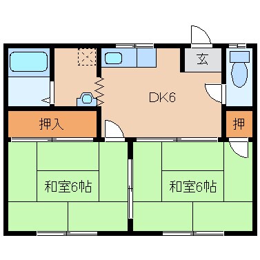 フォーブルおかべの物件間取画像