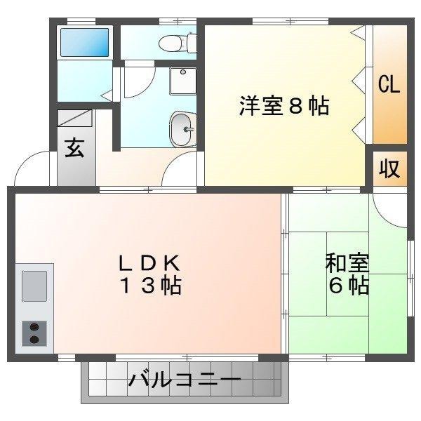 第3エレガンスの物件間取画像