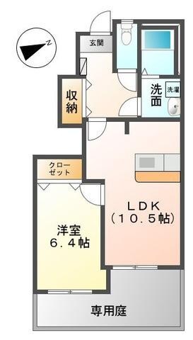 ベルフレーズA棟の物件間取画像