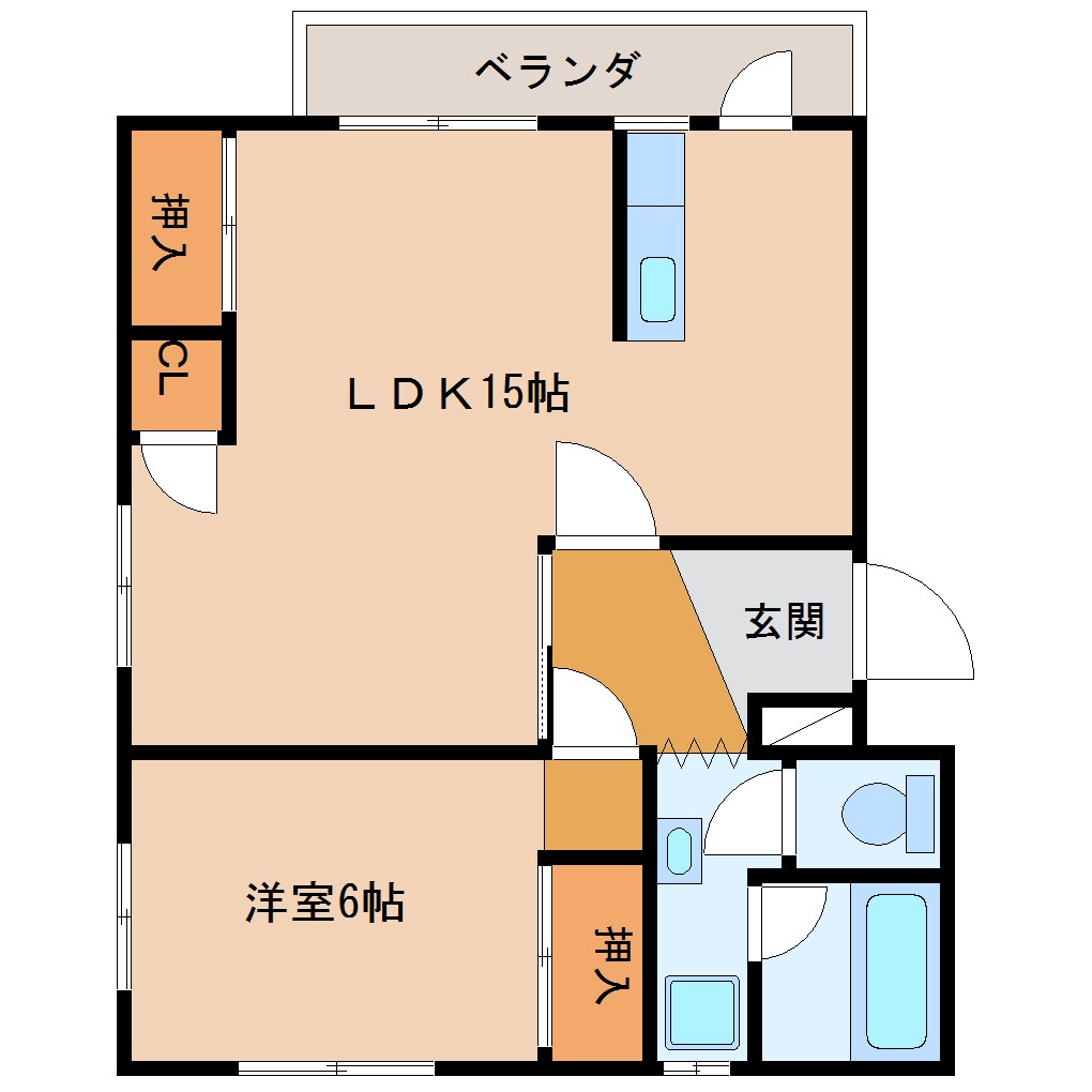 コーポ佐藤の物件間取画像