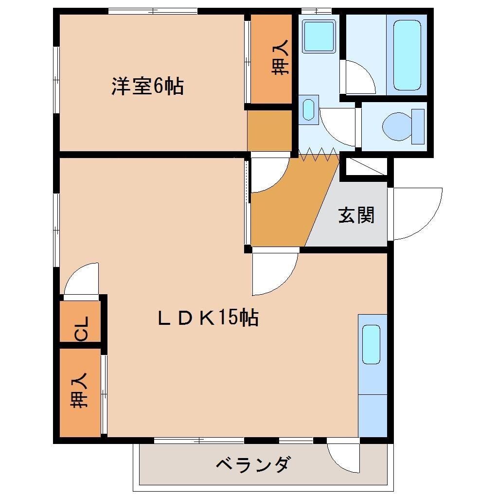 コーポ佐藤の物件間取画像