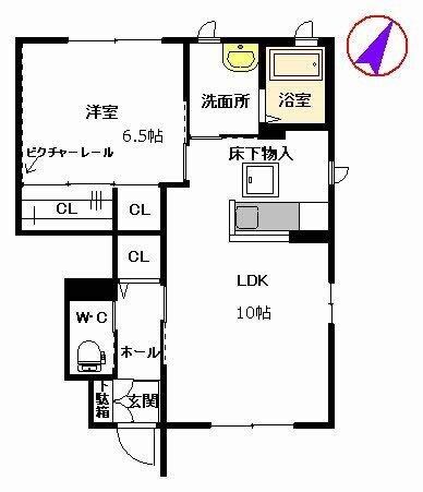 ショコラ・ＰＡＬの物件間取画像