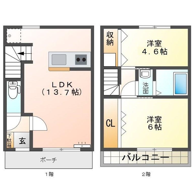 トレステーラ宇佐辛島の物件間取画像