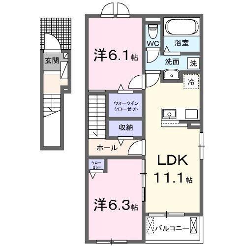 セザーノ　Ⅱの物件間取画像