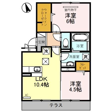 プレミアム十番館の物件間取画像