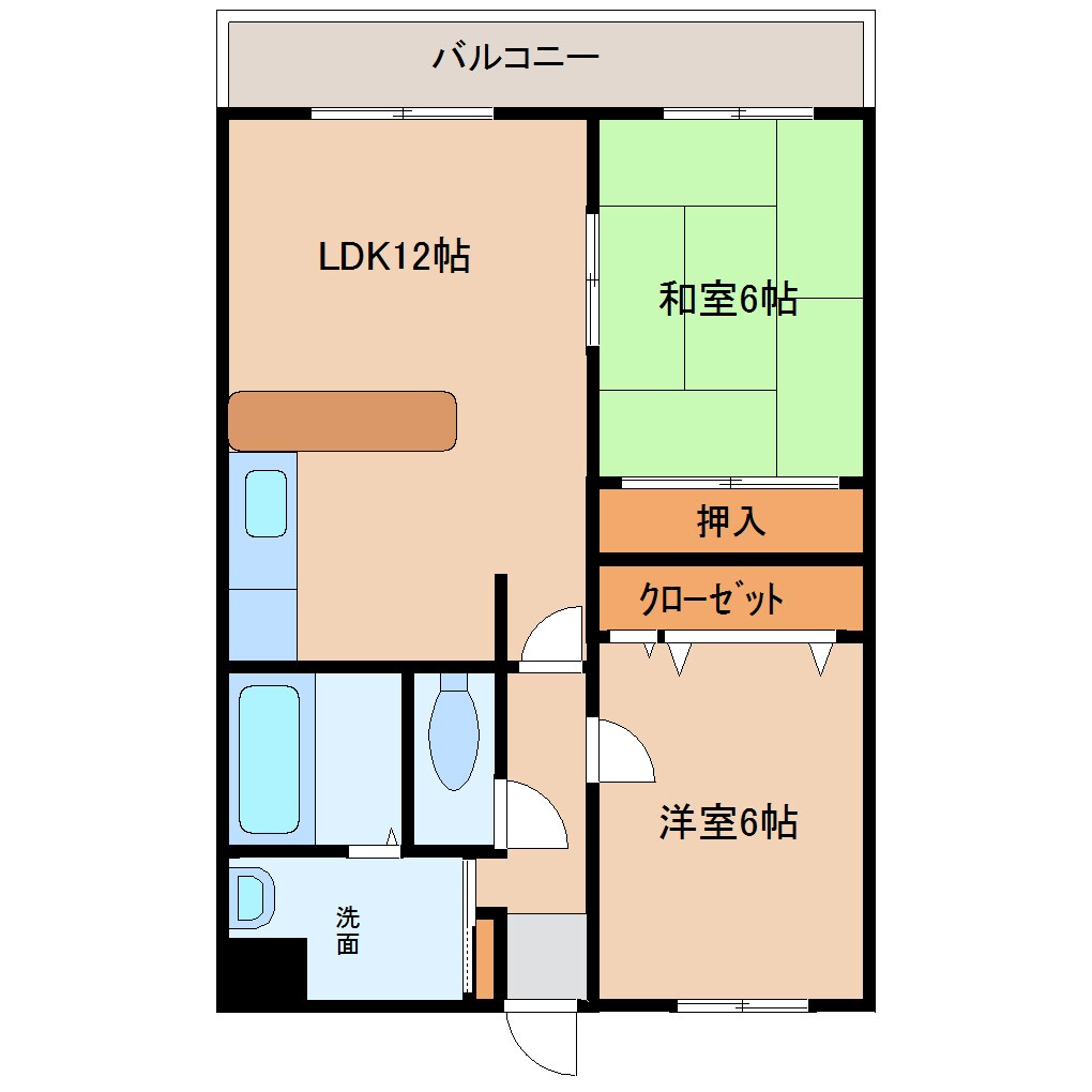 エスペランサ豊前の物件間取画像