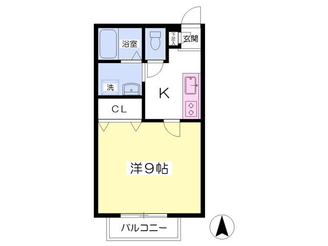 フォレドゥパセオⅠ号館の物件間取画像