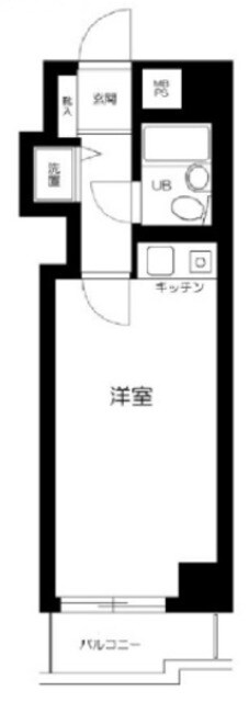 中野駅 徒歩8分 5階の物件間取画像
