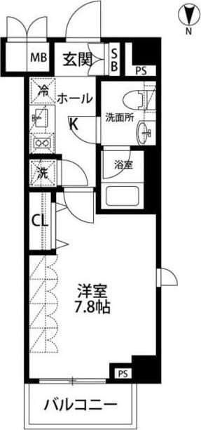 ベルグレードHAの物件間取画像