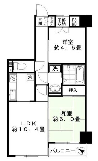 ロイヤルプラザ浅草の物件間取画像