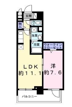 スアヴィス三ノ輪の物件間取画像