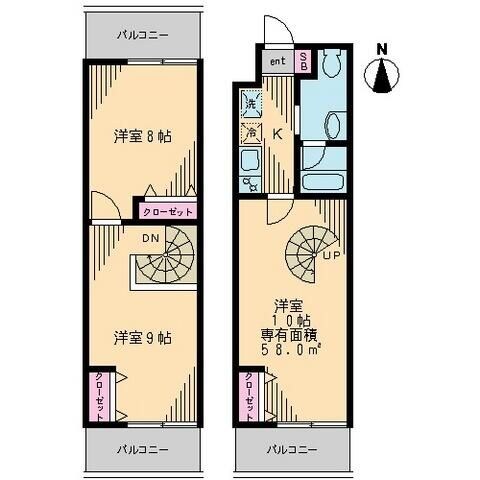 森下ツインキャッスル　Ｓ棟の物件間取画像