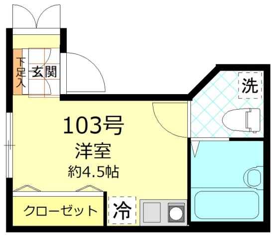 FERIO八広の物件間取画像