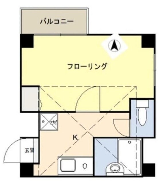 クイーンズコートの物件間取画像