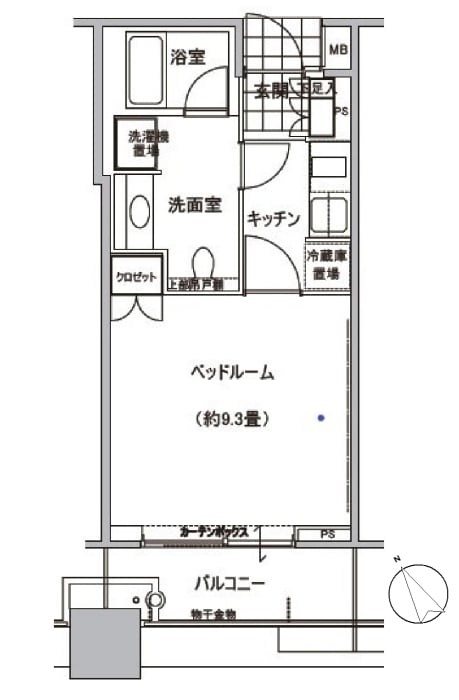 ステーションガーデンタワーの物件間取画像