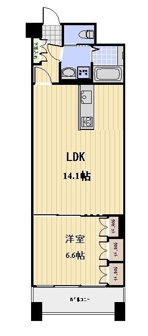 グランカーサ浅草の物件間取画像