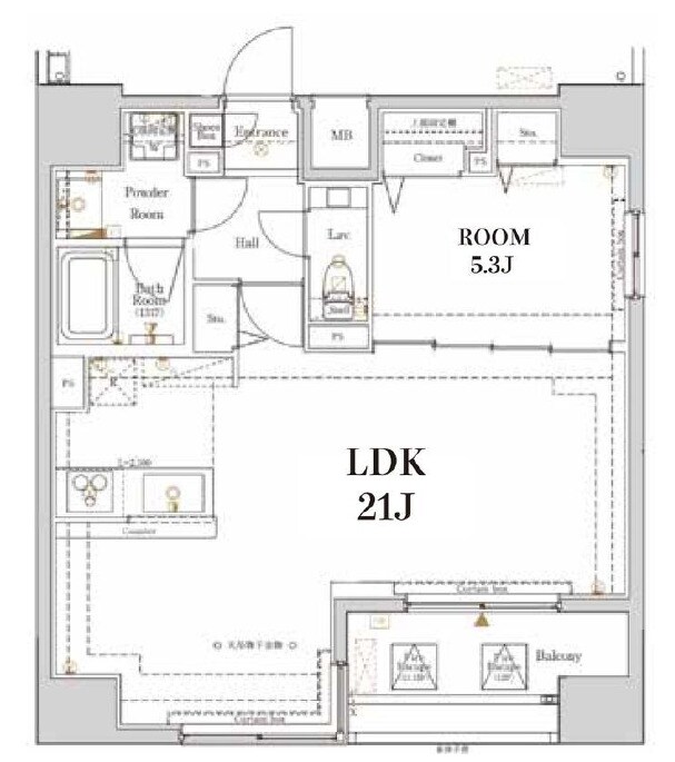 Log文京SENDAGIの物件間取画像