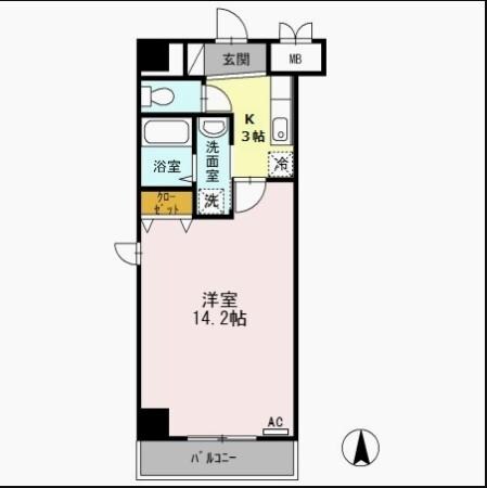 シュポール清澄白河の物件間取画像