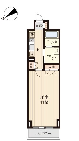 プラティーク清澄白河の物件間取画像