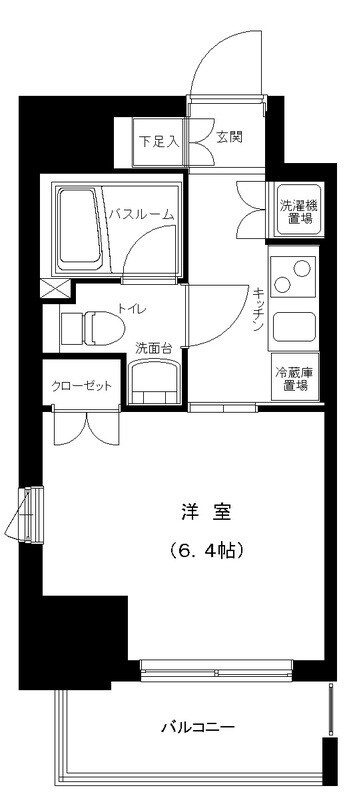 グランフォース町屋の物件間取画像