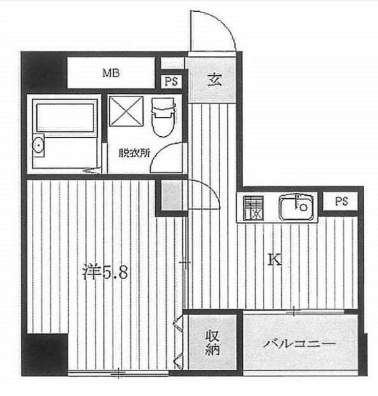 レアシス秋葉原の物件間取画像