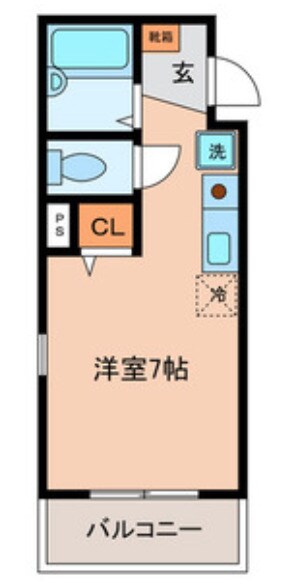 OLINPIAハイツ・業平の物件間取画像