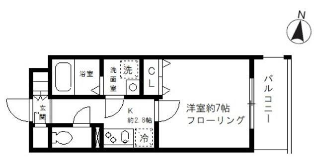 SKガーデン亀戸の物件間取画像